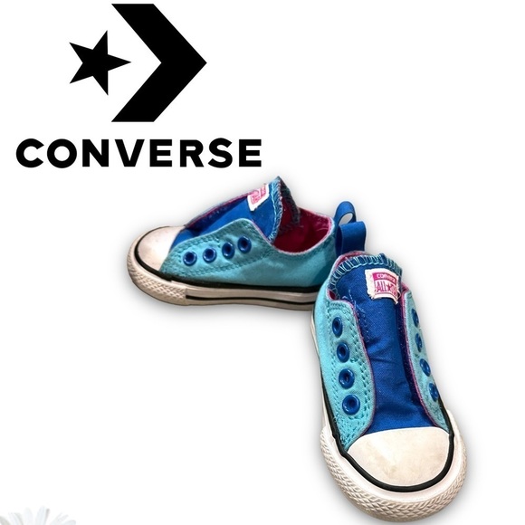 NEW converse all stars kids Velcro shoes​​​ - Picture 2 of 2